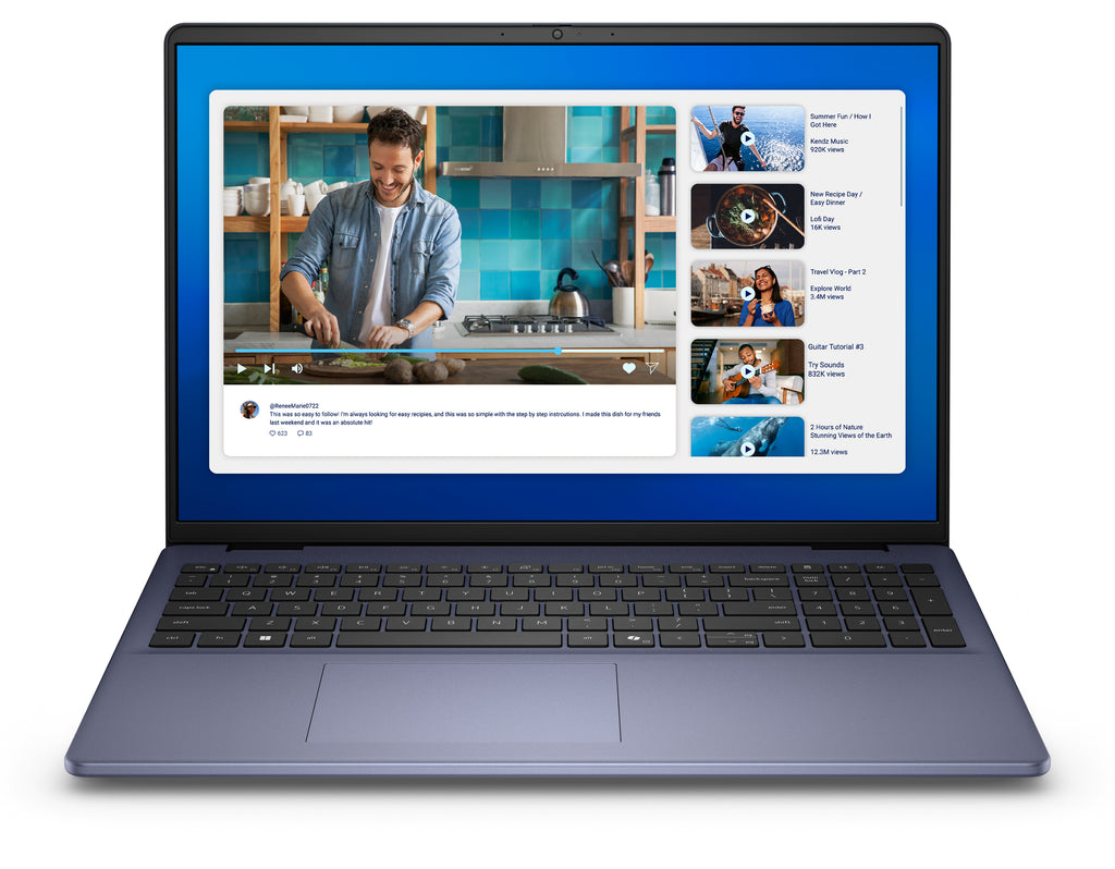 DELL DELL DC16251 Intel Core 5 120U Ordinateur portable 40,6 cm (16") Full HD+ 16 Go DDR5-SDRAM 512 Go SSD Wi-Fi 6E (802.11ax) Ubuntu Linux Qwerty Bleu