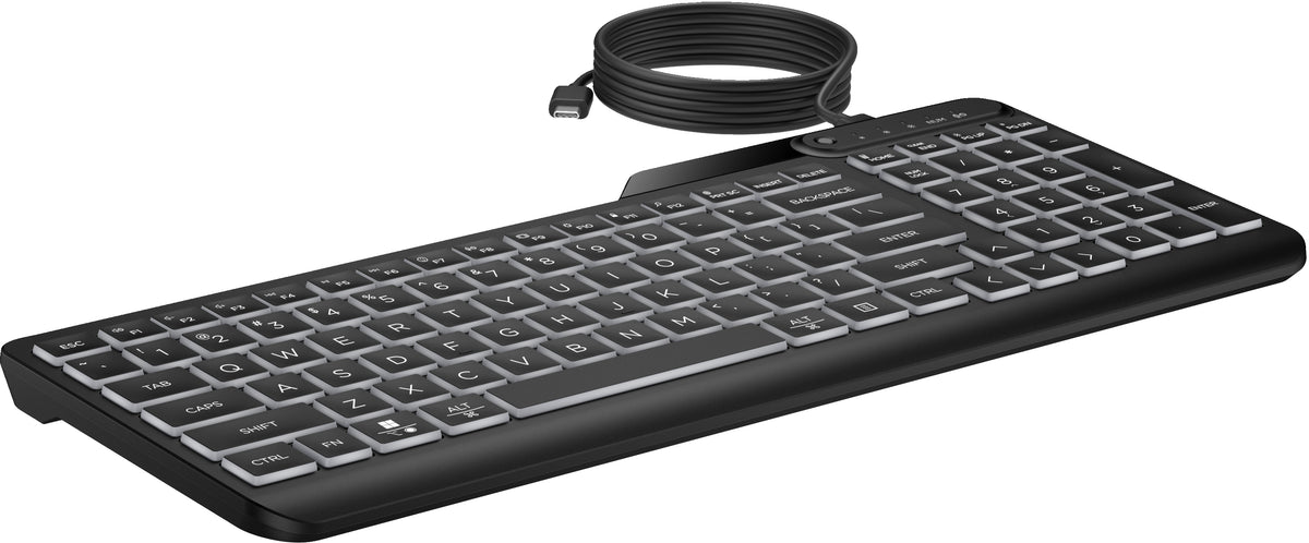 HP Clavier filaire rétroéclairé multi-appareil 405
