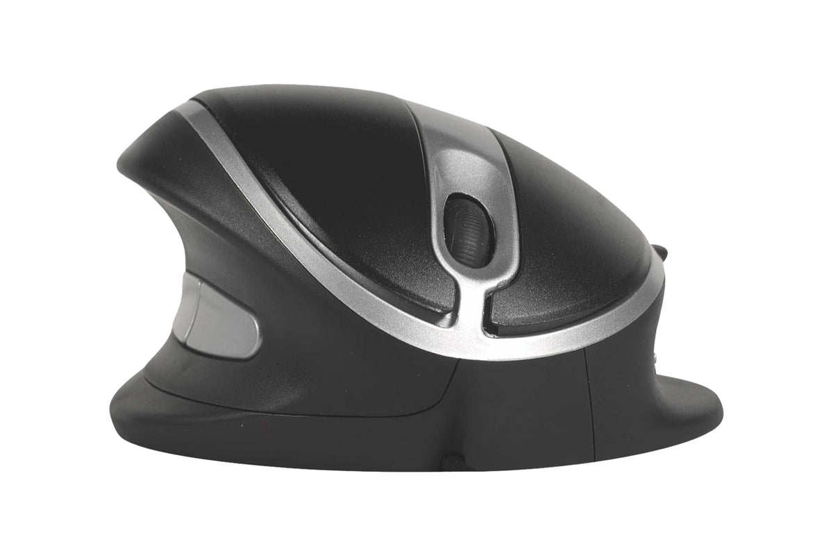 BakkerElkhuizen Oyster Mouse Wireless Large, Souris Bureau Ambidextre Sans Fil RF Laser 1200 DPI