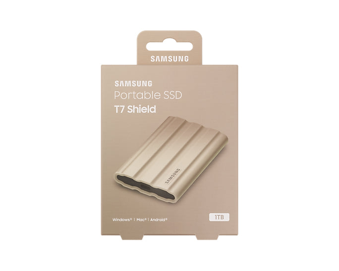Samsung MU-PE1T0K/WW lecteur à circuits intégrés externe 1 To USB Type-C 3.2 Gen 2 (3.1 Gen 2) Beige