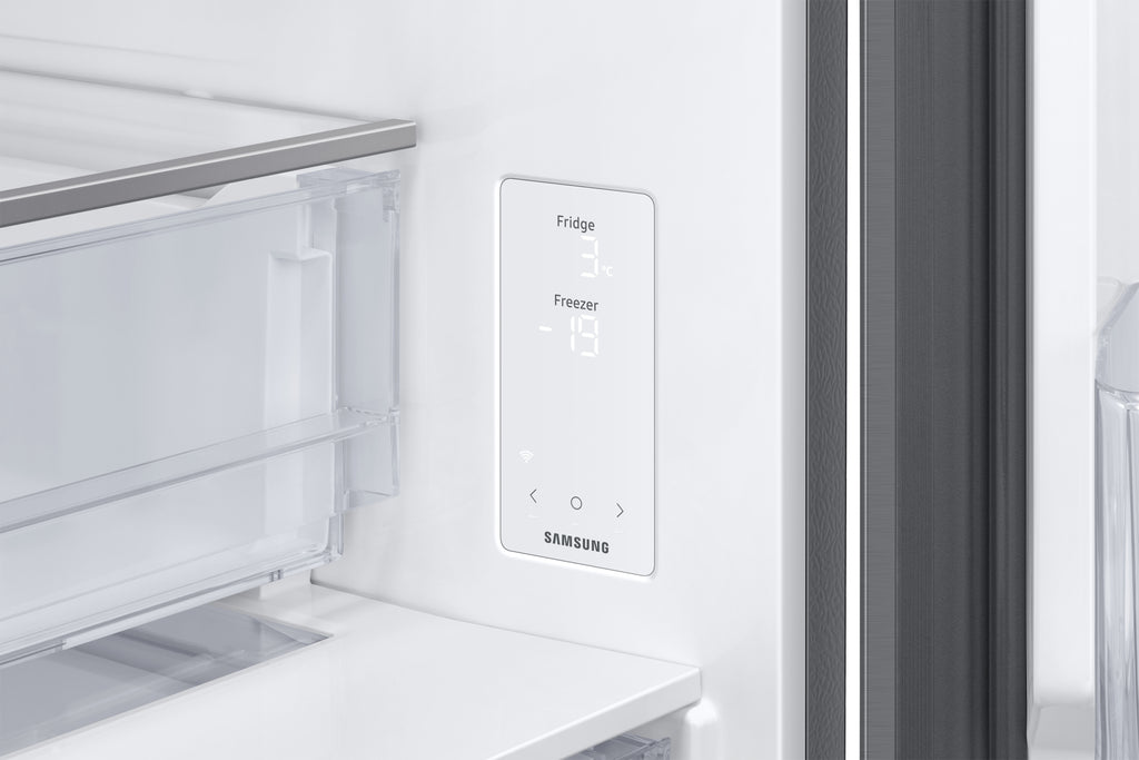 Samsung RB53DG703ES9EO réfrigérateur-congélateur Pose libre 538 L Platine, Acier inoxydable