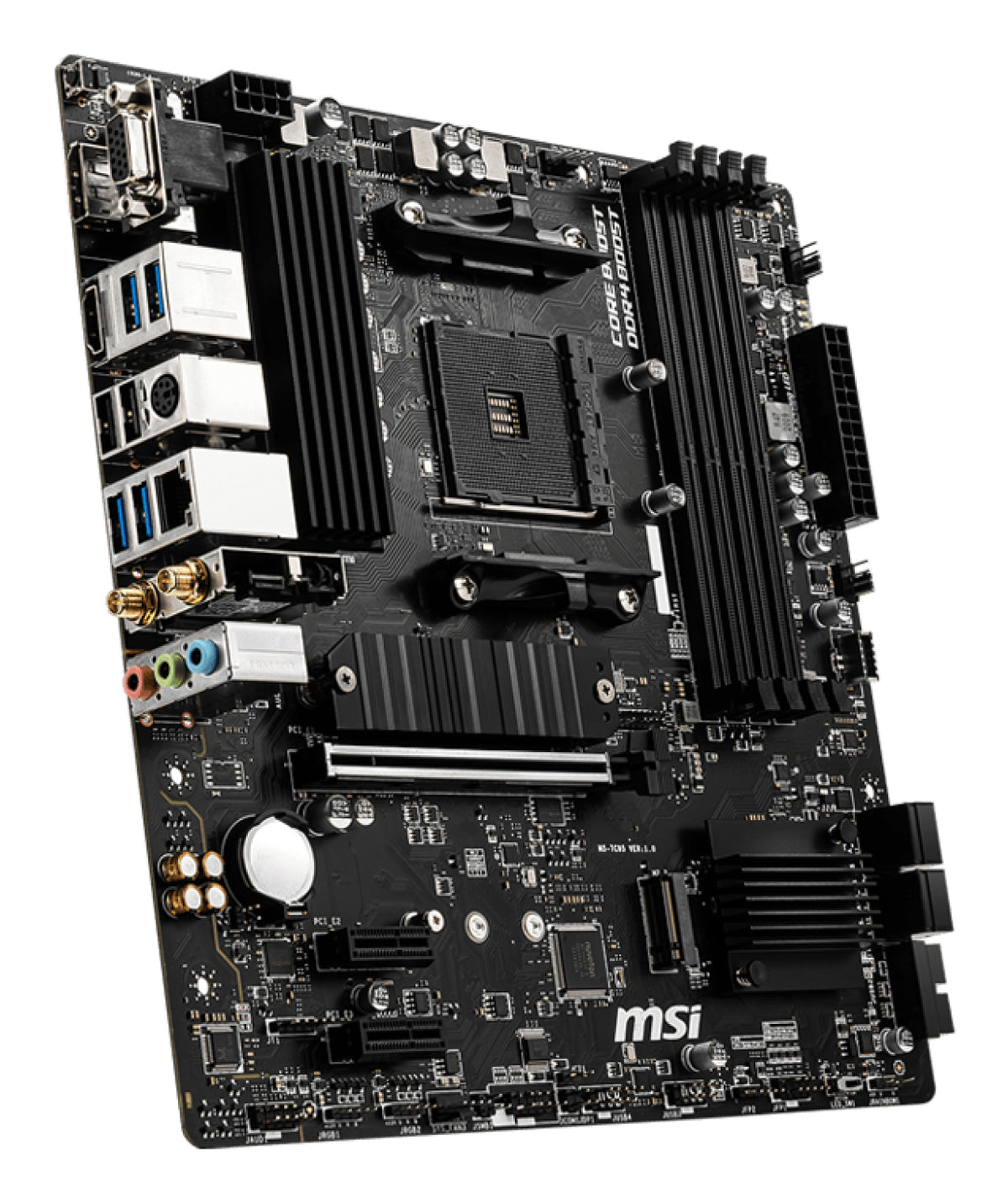 MSI B550M PRO-VDH WIFI Carte Mère AMD B550 Socket AM4 Micro ATX