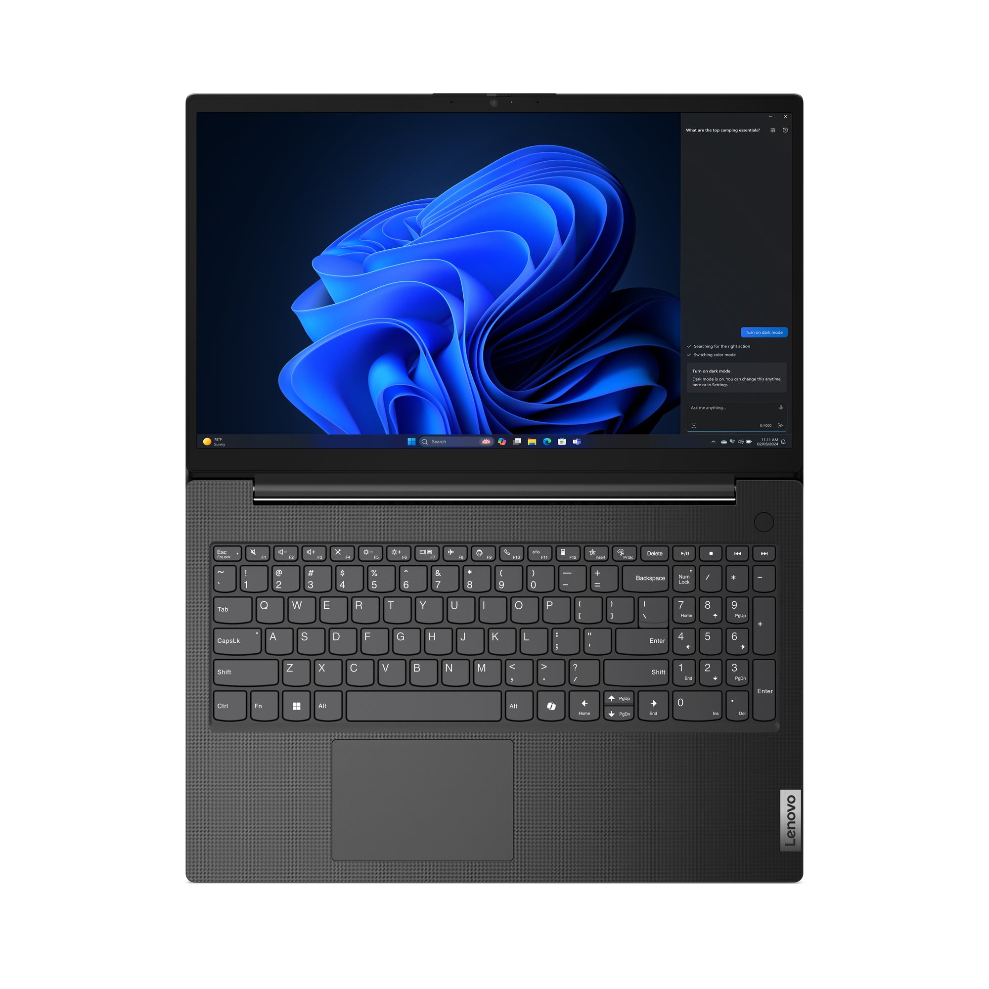 Lenovo V15 G5 IRL Intel® Core™ i5 i5-13420H Ordinateur portable 39,6 cm (15.6") Full HD 8 Go DDR5-SDRAM 512 Go SSD Wi-Fi 6 (802.11ax) Allemand Noir