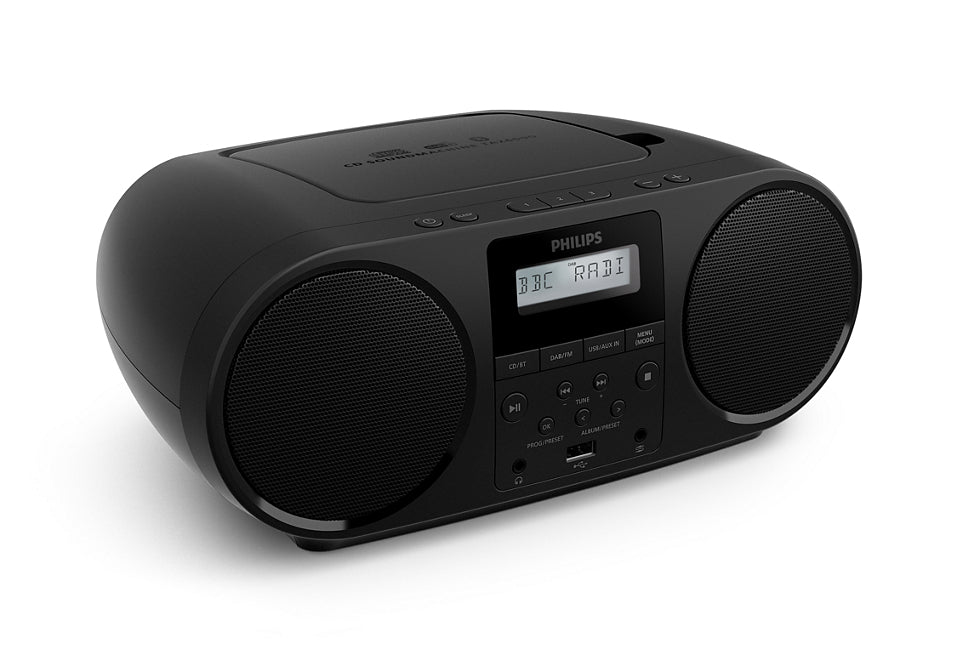 Philips TAZ6000/10 Lecteur CD Portable, Noir