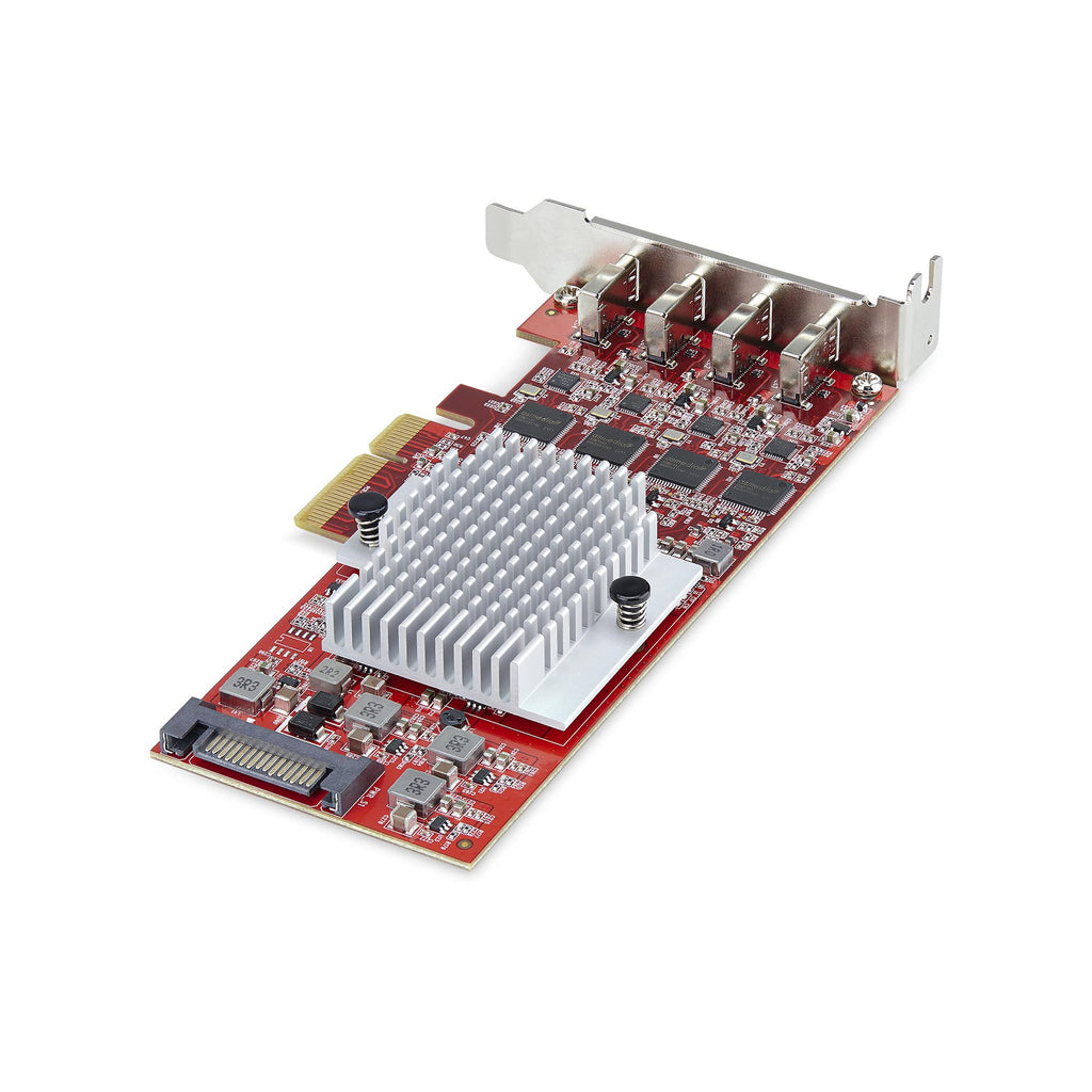 StarTech.com Carte PCIe USB-C 4 Ports, USB 3.2 10 Gbit/s, Carte d'Extension PCI Express USB-C, 4 Contrôleurs USB Indépendants, Carte PCIe USB Type-C, Windows/Linux/macOS, Conforme TAA - vue 2