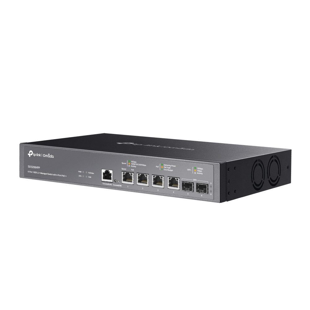 TP-Link Omada SX3206HPP Commutateur Réseau Géré L2+ 10G Ethernet PoE Noir