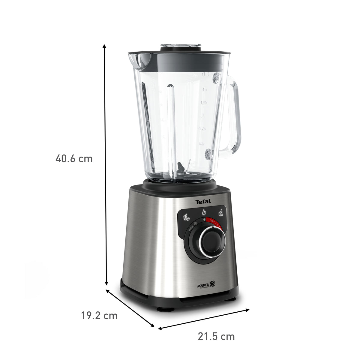 Tefal Perfectmix+ BL871D 1,5l 1200W Rustfrit stål