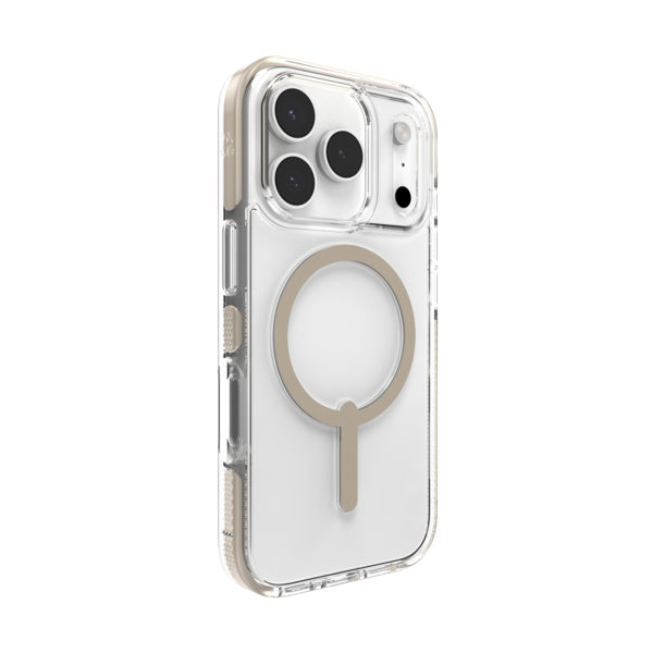 ZAGG Santa Cruz Snap coque de protection pour téléphones portables 16 cm (6.3") Housse Titane, Transparent