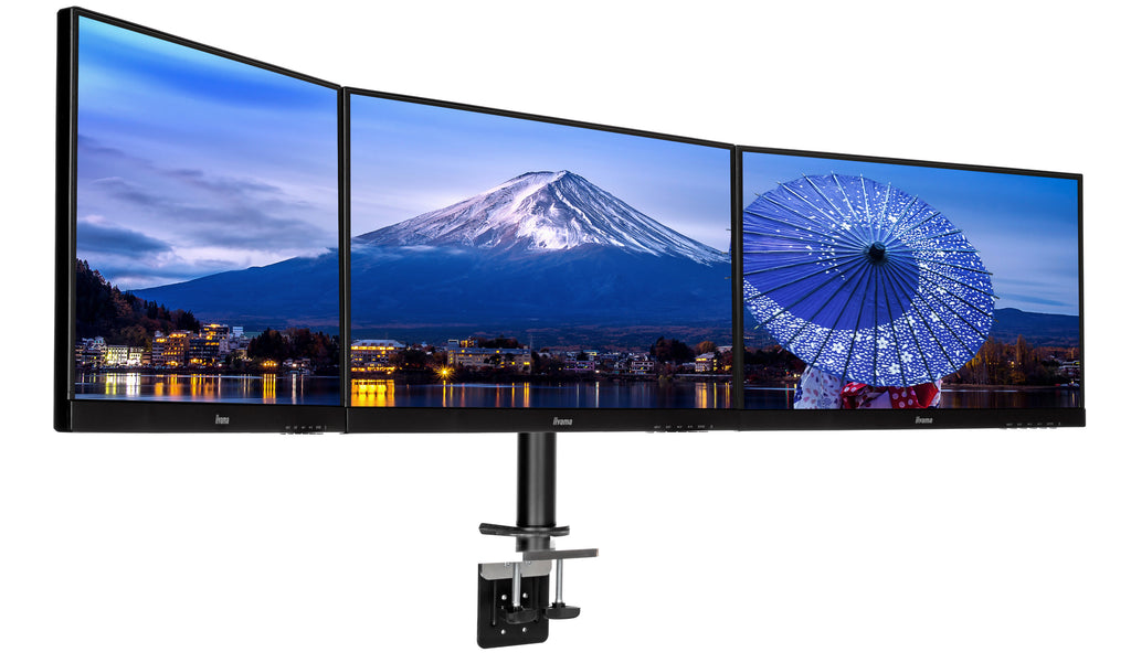 iiyama Desk Mount Support Bureau pour Écran 68,6 cm (27") Noir