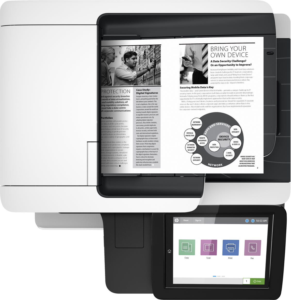 HP LaserJet Enterprise Imprimante multifonction M528dn