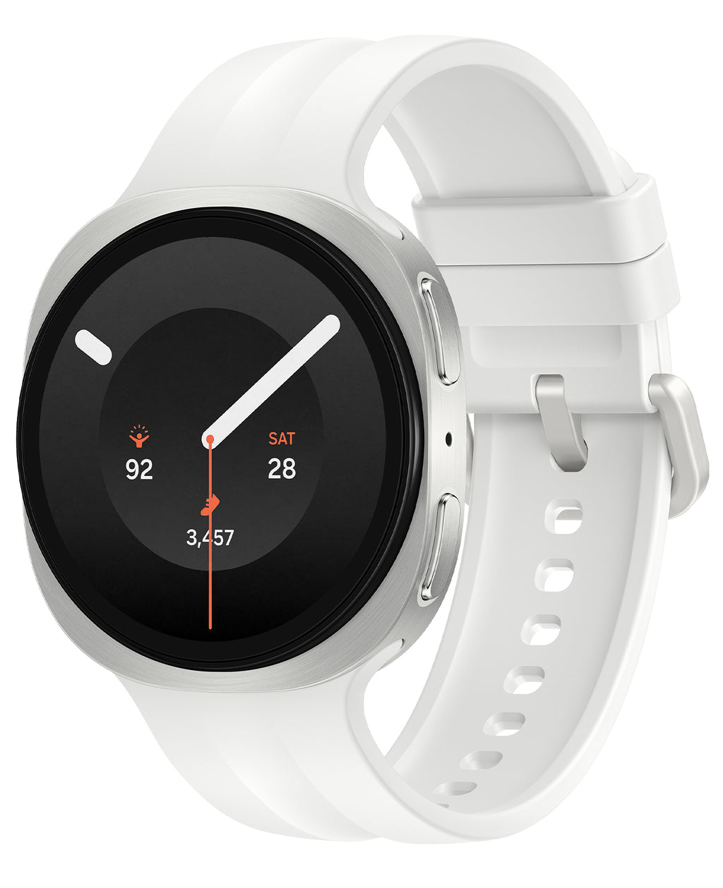Samsung Galaxy Watch9 3,3 cm (1.3") AMOLED 40 mm Numérique 438 x 438 pixels Écran tactile Argent Wifi GPS (satellite)