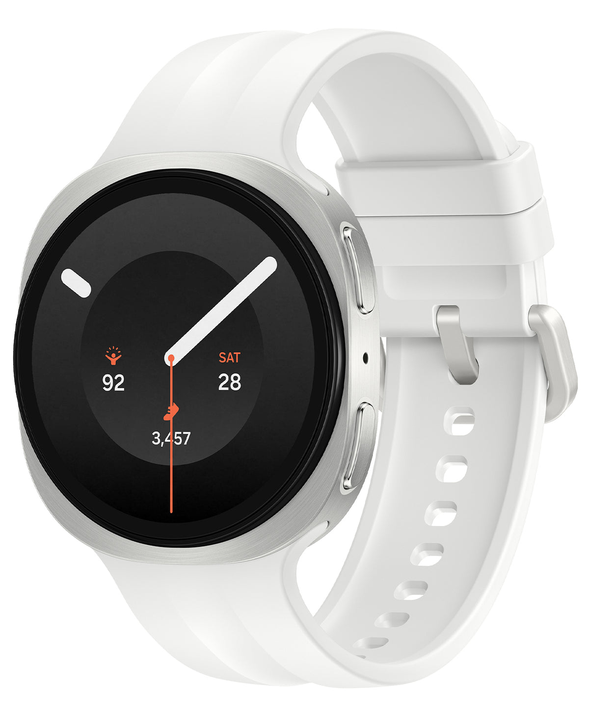 Samsung Galaxy Watch9 3,3 cm (1.3") AMOLED 40 mm Numérique 438 x 438 pixels Écran tactile Argent Wifi GPS (satellite)