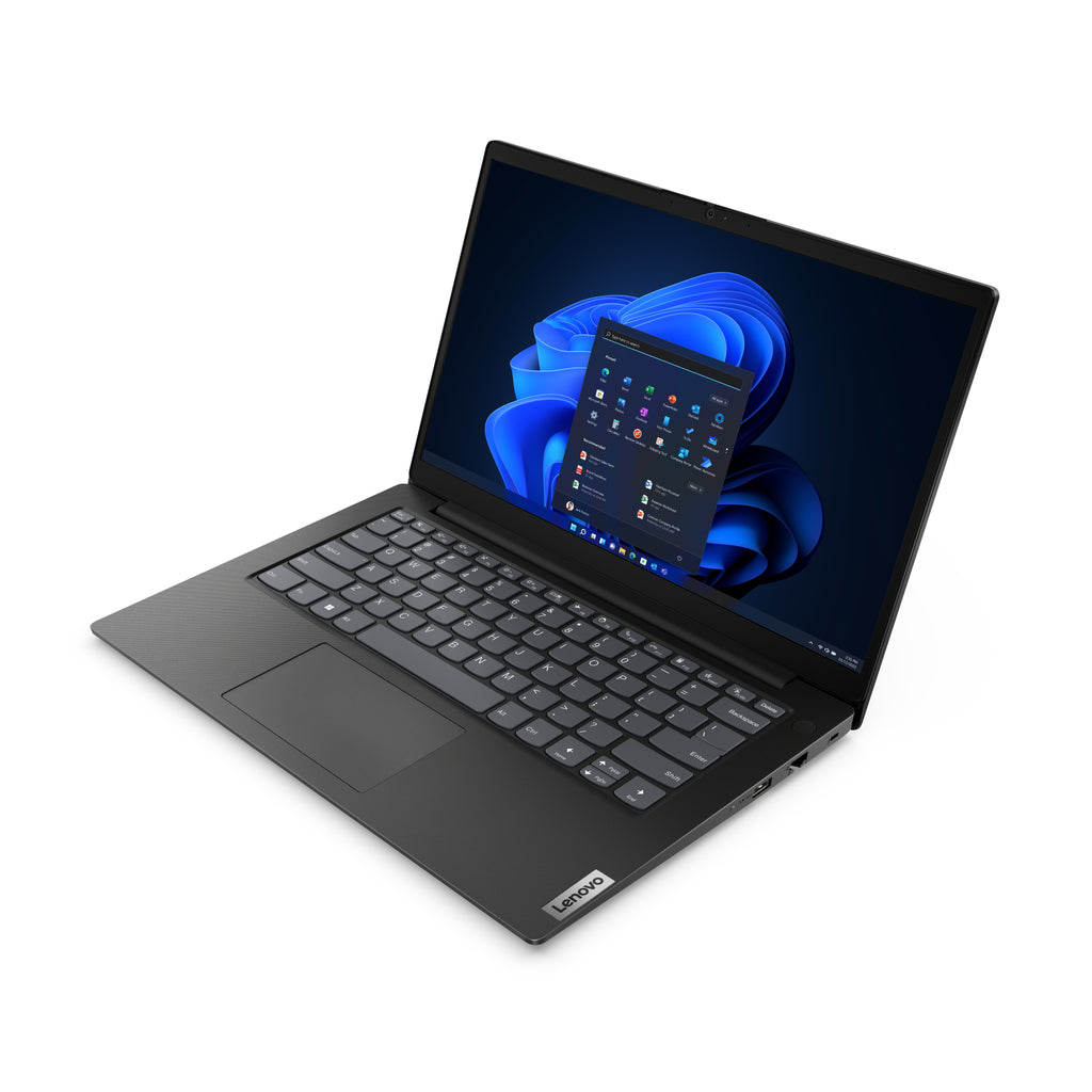 Lenovo V14 G4 ABP AMD Ryzen™ 7 7730U Ordinateur portable 35,6 cm (14") Full HD 16 Go DDR4-SDRAM 512 Go SSD Wi-Fi 6 (802.11ax) Windows 11 Home Nordique Noir