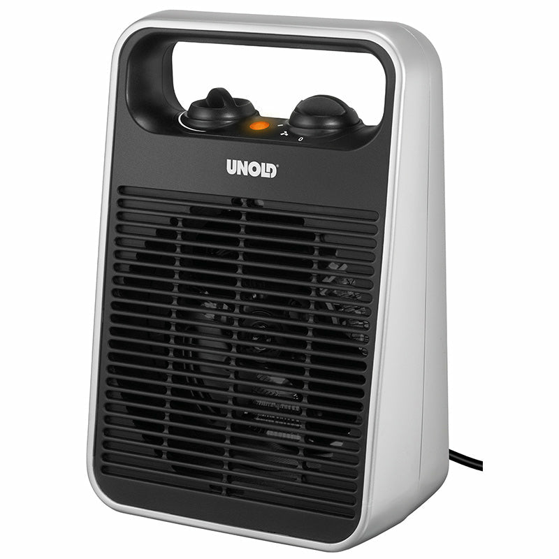 Unold 86106 appareil de chauffage Intérieure Noir, Argent 2000 W Chauffage de ventilateur électrique
