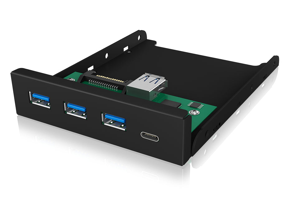 ICY BOX IB-HUB1418-i3 Noir