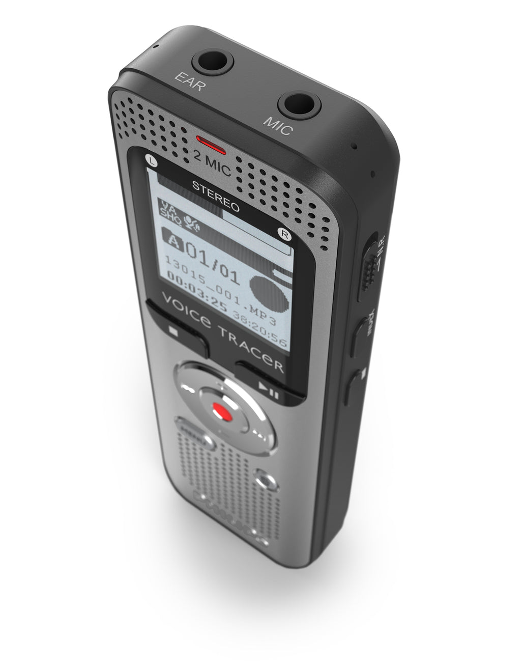 Philips Voice Tracer DVT2015 dictaphone Mémoire interne + carte mémoire Argent