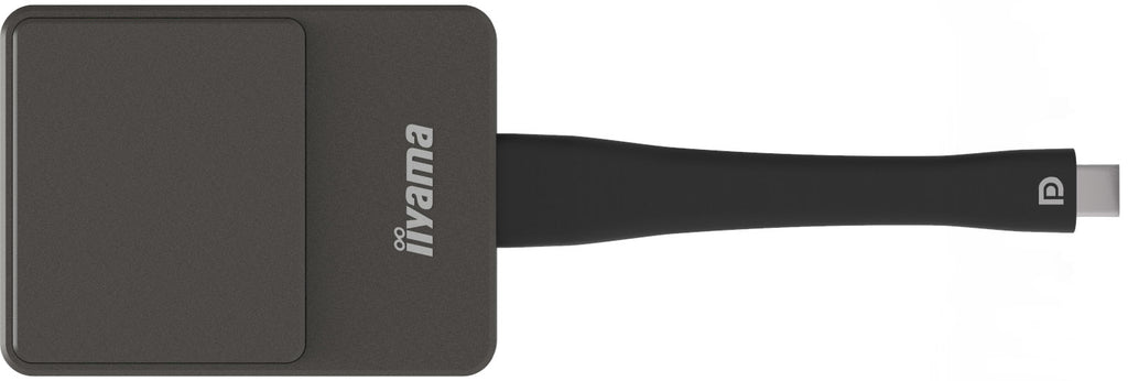 iiyama WP D002C Connecteur TV Intelligent USB 4K Ultra HD, Noir et Argent