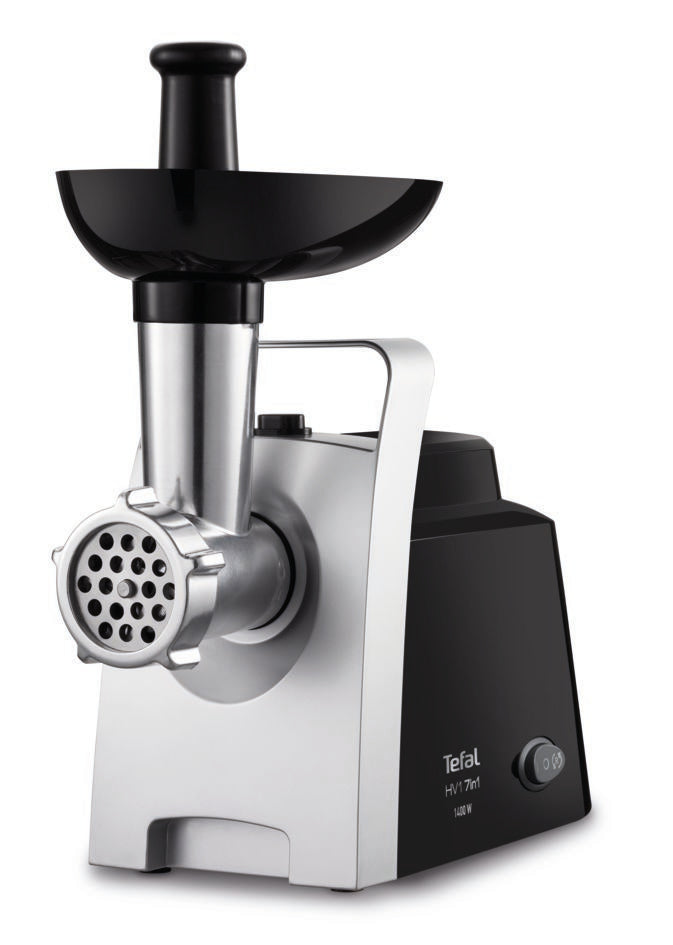 Tefal HV1 NE1098 hachoir 1400 W Noir, Argent