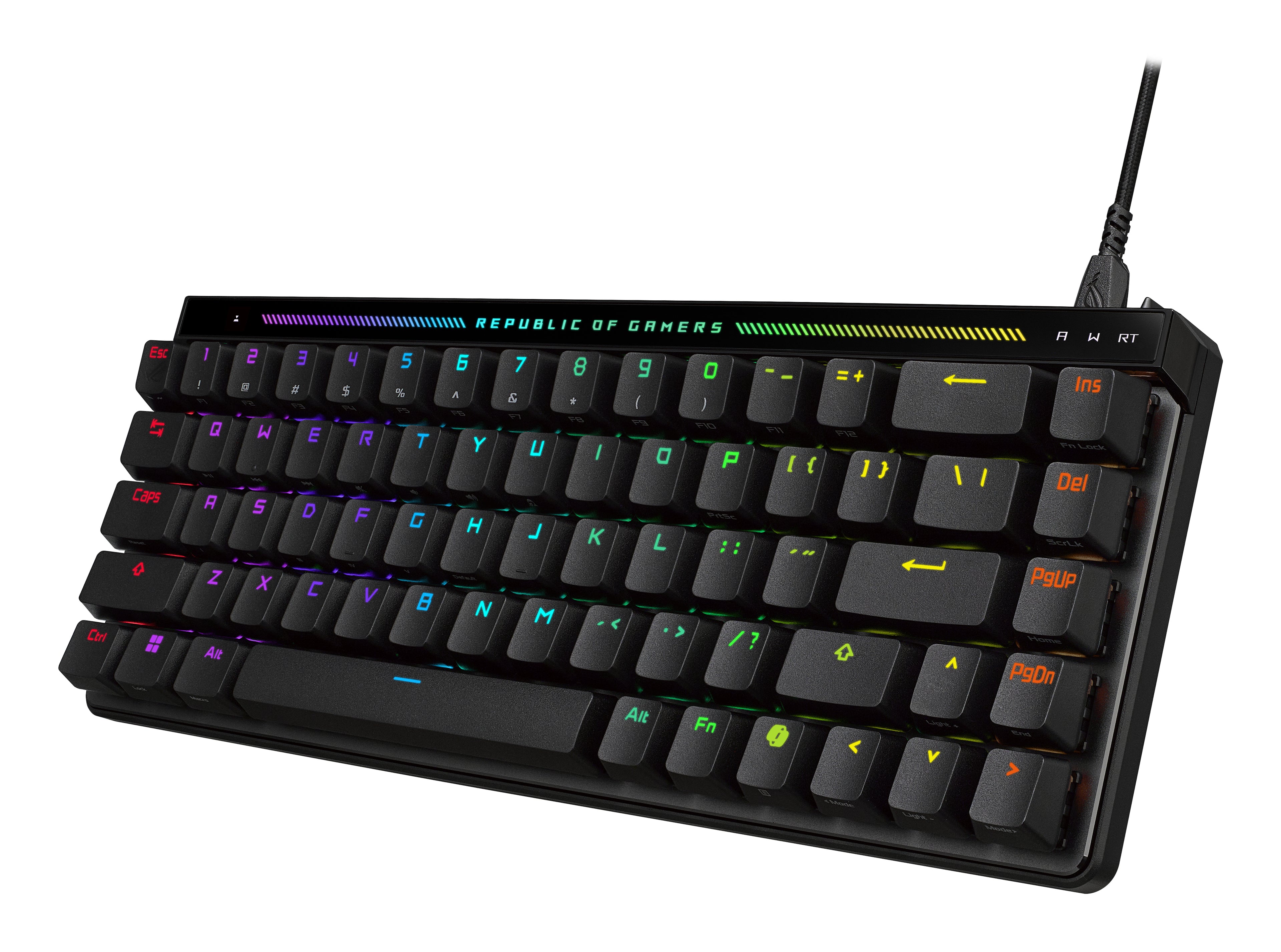 ASUS ROG Falchion Ace HFX clavier Gaming USB Noir