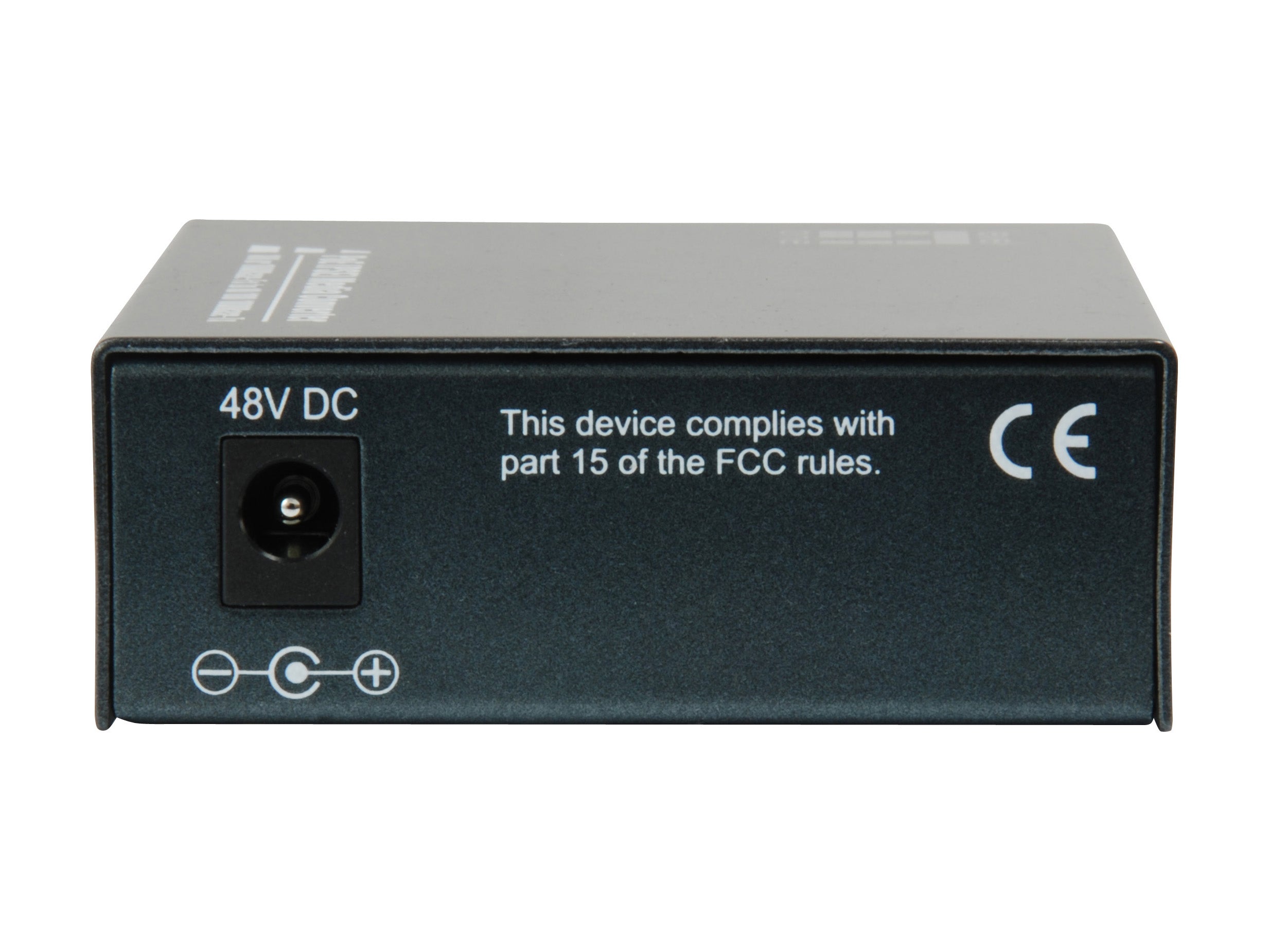 LevelOne GVT-2012 convertisseur de support réseau 1000 Mbit/s Noir