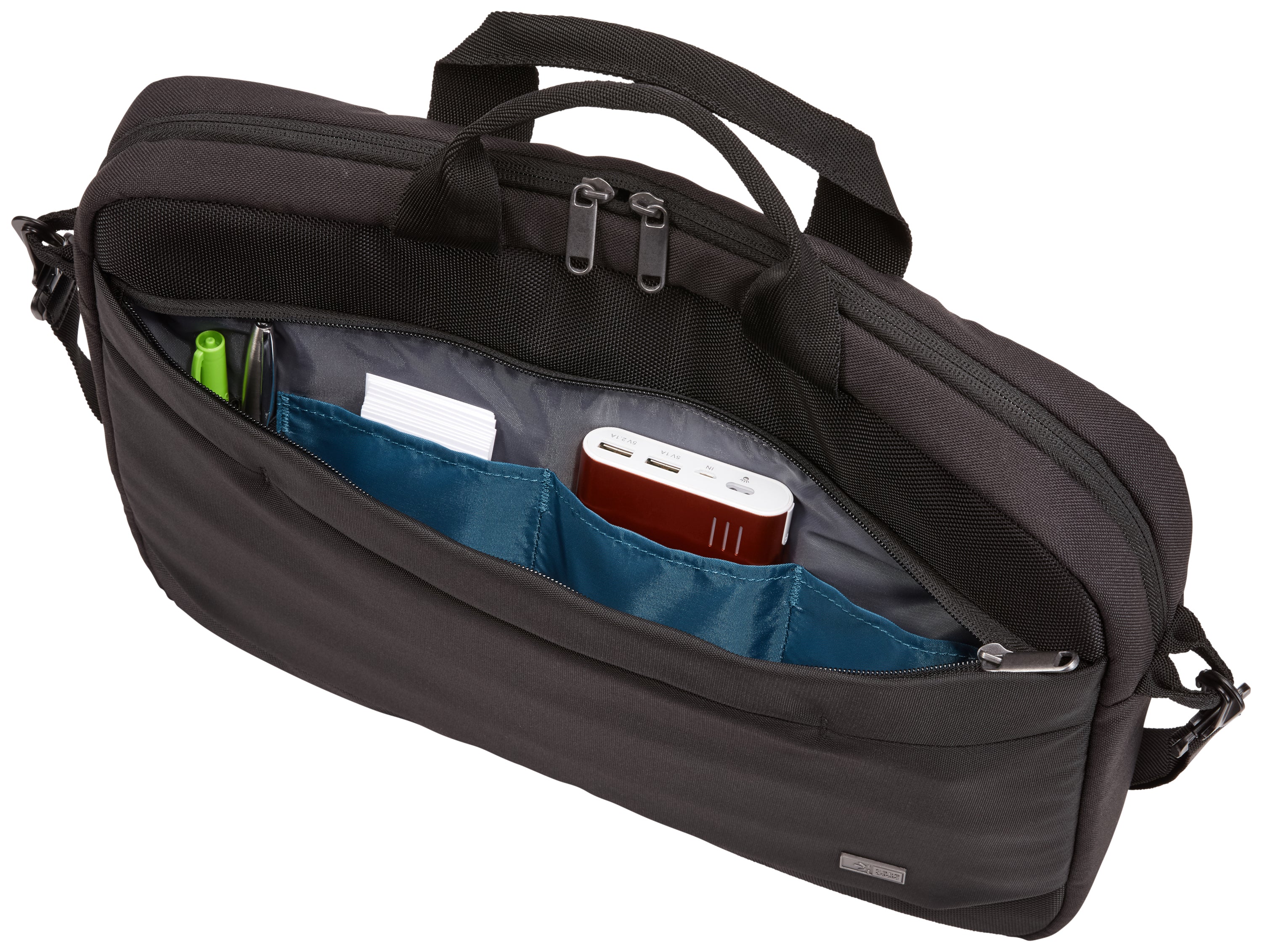 Case Logic Advantage ADVA-116 Black 39,6 cm (15.6") Sac Messenger Noir