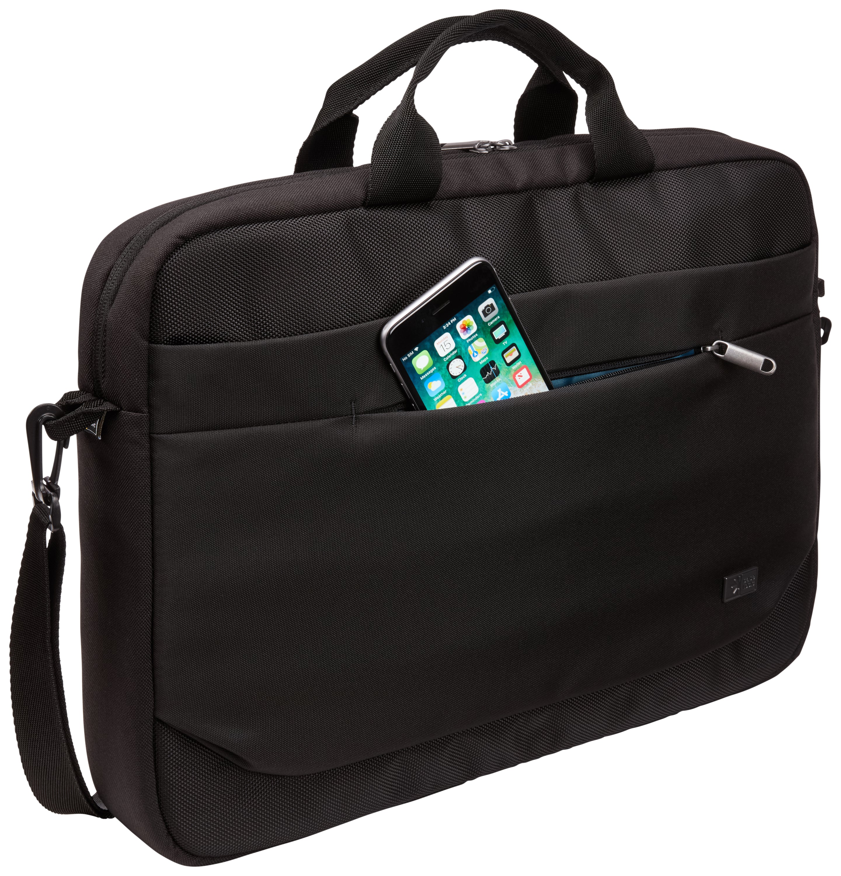 Case Logic Advantage ADVA-116 Black 39,6 cm (15.6") Sac Messenger Noir