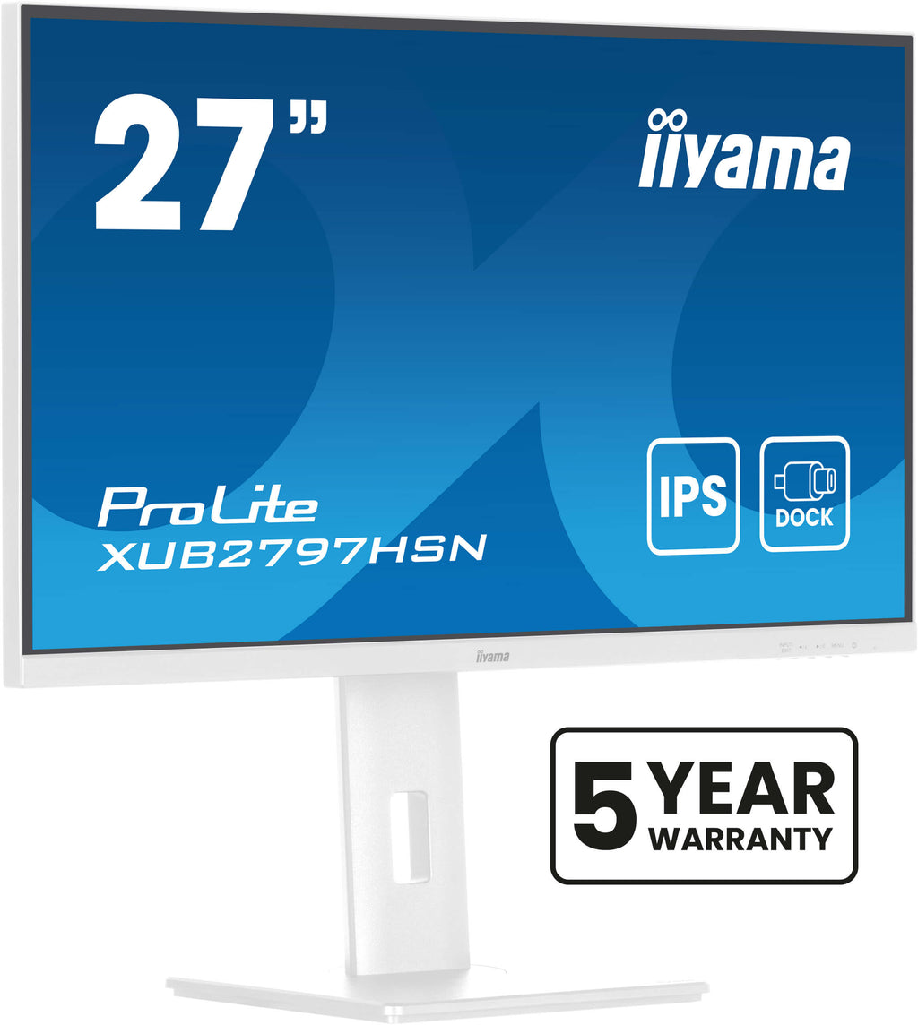 iiyama ProLite XUB2797HSN-W2 écran plat de PC 68,6 cm (27") 1920 x 1080 pixels Full HD LED Blanc