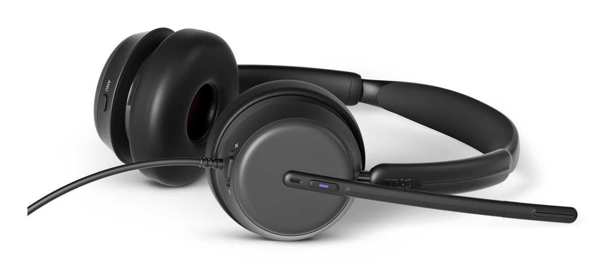 EPOS IMPACT 860T Casque Filaire avec ANC, Noir, On-ear