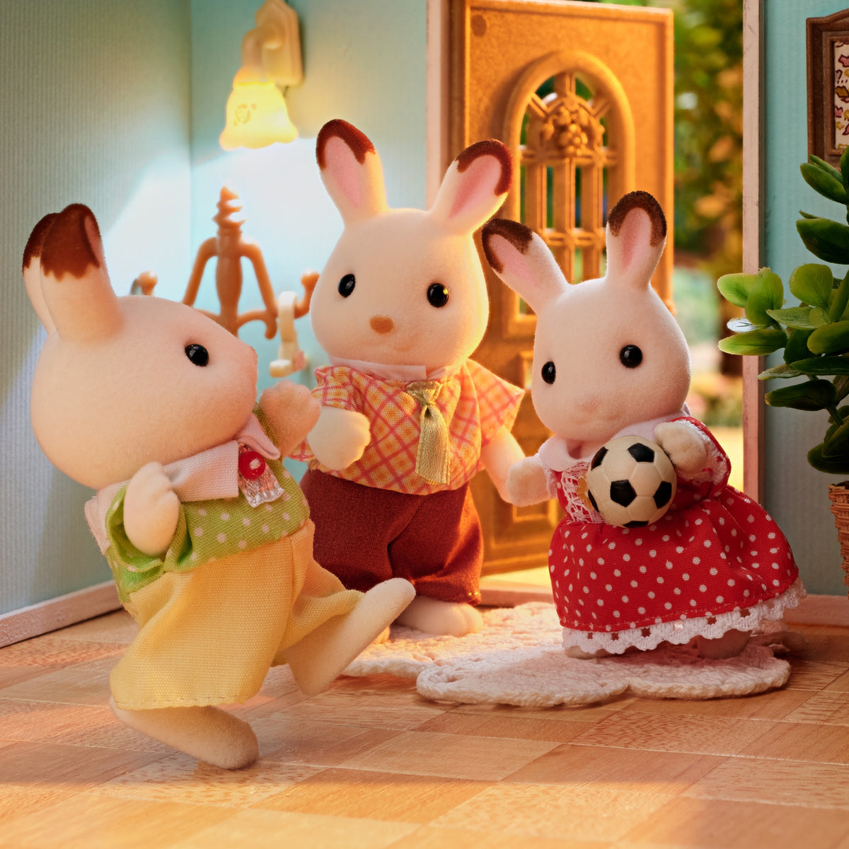 Sylvanian Families La famille Lapin Chocolat - vue 6