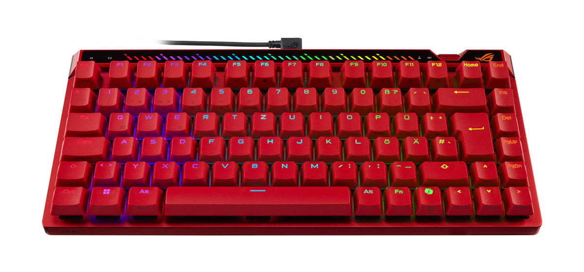 ASUS ROG Falchion Ace 75 HE clavier Gaming USB QWERTZ Rouge - vue 2