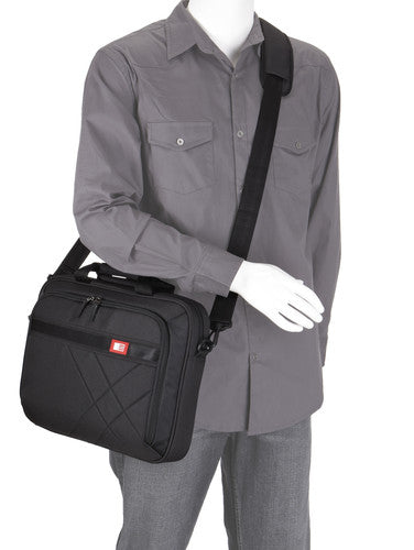 Case Logic DLC-115 Sac Messenger Noir pour Ordinateurs Portables 39,6 cm (15.6")