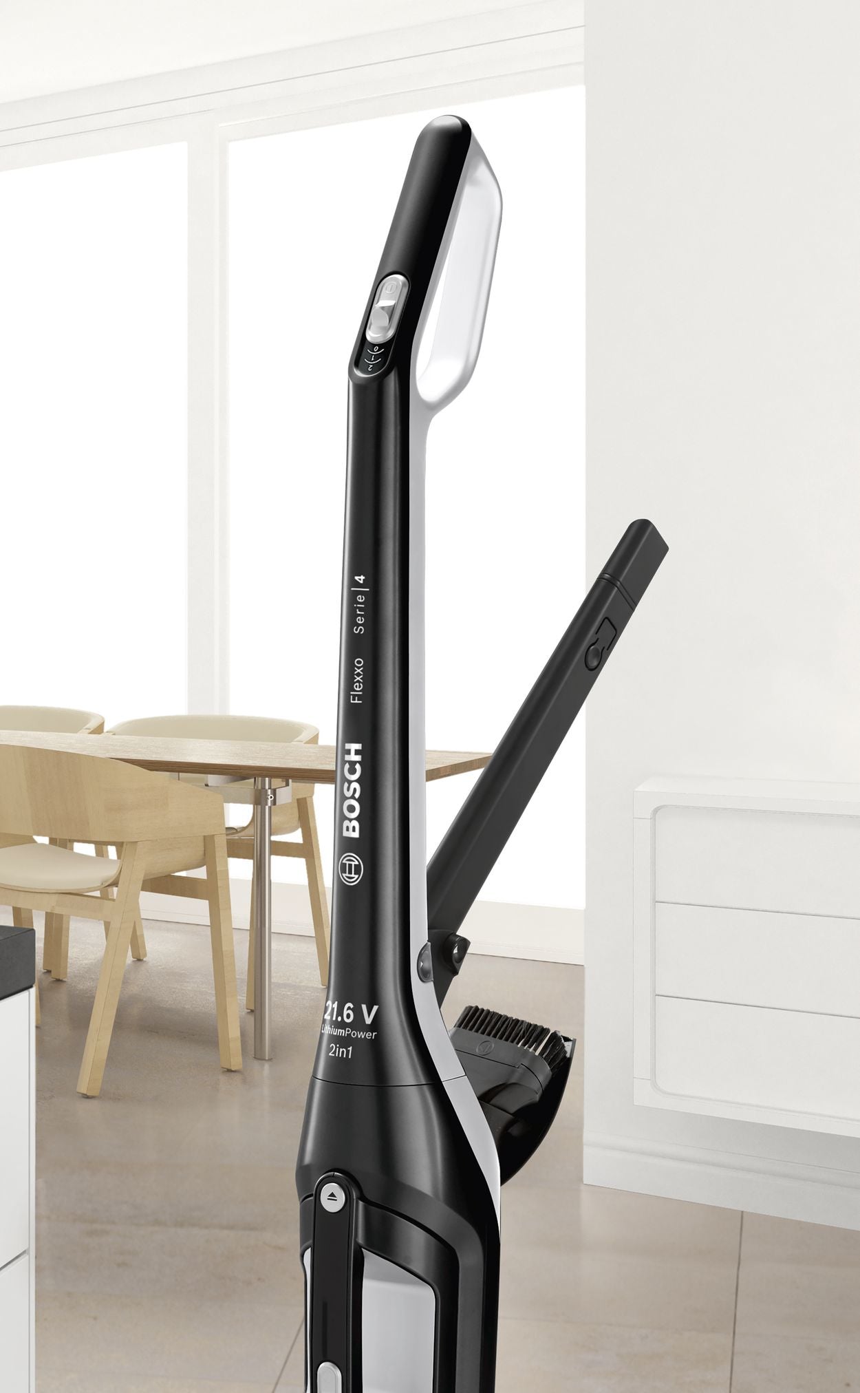 Bosch Bosch BBH32101 aspirateur balai et balai électrique Aspirateur-balai 2 en 1 Batterie Sec Sans sac Noir