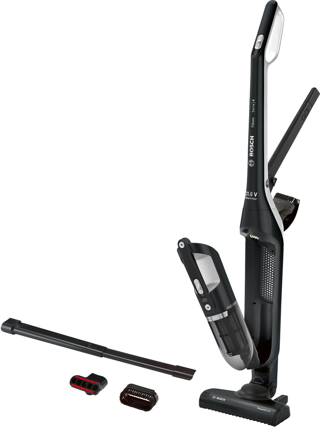 Bosch Bosch BBH32101 aspirateur balai et balai électrique Aspirateur-balai 2 en 1 Batterie Sec Sans sac Noir