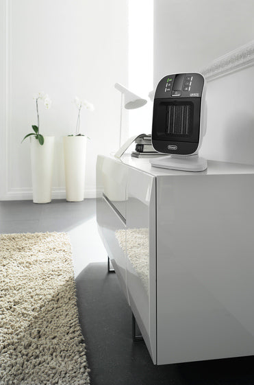 De’Longhi HFX60V20 Intérieure Noir, Blanc 2000 W Chauffage de ventilateur électrique
