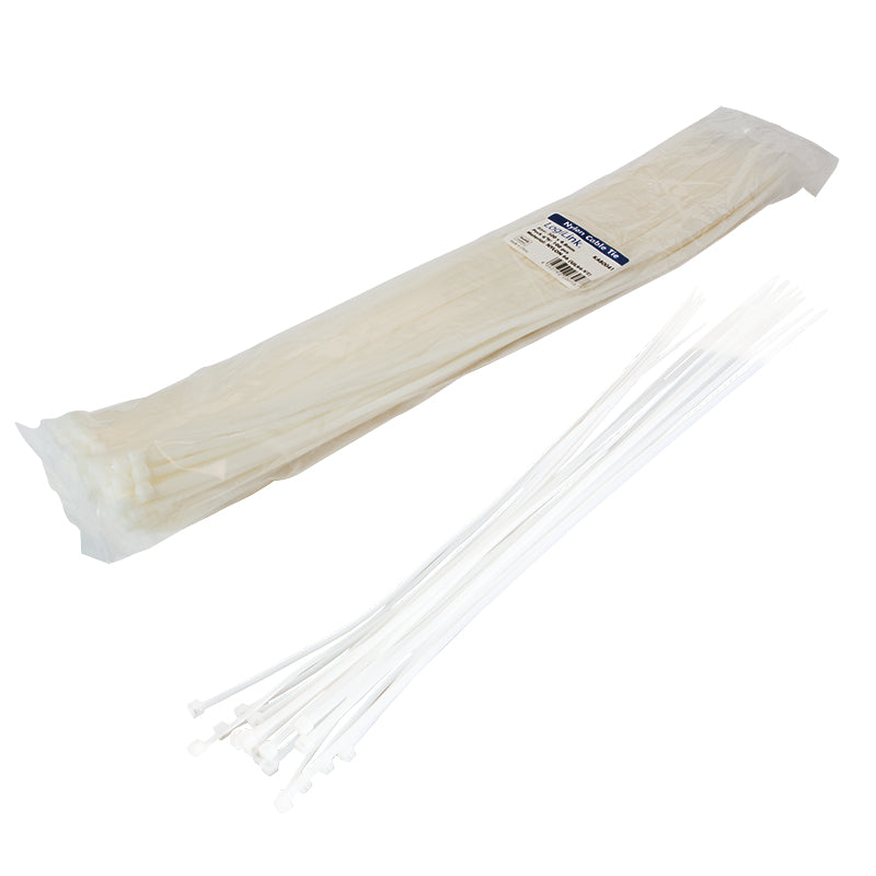 LogiLink KAB0041 Serre-câbles en Nylon Transparent, 500 mm x 4,8 mm, Lot de 100 pièces
