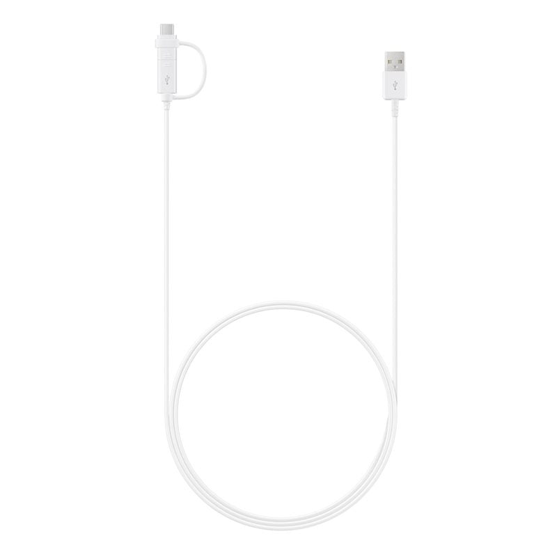 Samsung EP-DG930 Câble USB 2.0 USB-A vers USB-C/Micro-USB B, 1,5 m, Blanc