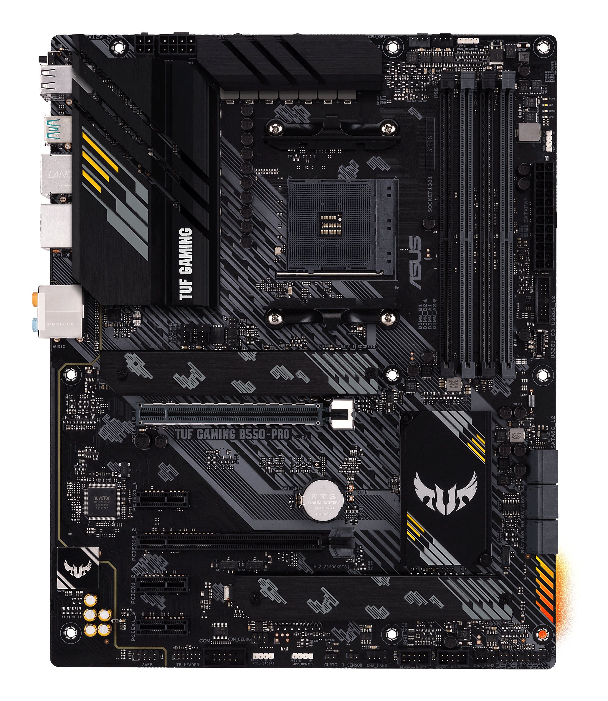 ASUS TUF GAMING B550-PRO AMD B550 Emplacement AM4 ATX