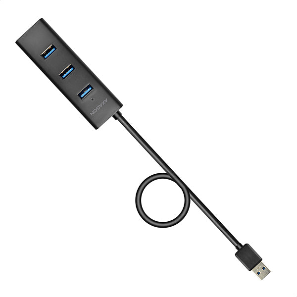 Axagon HUE-S2BP hub & concentrateur USB 3.2 Gen 1 (3.1 Gen 1) Type-A 5000 Mbit/s Noir - vue 7