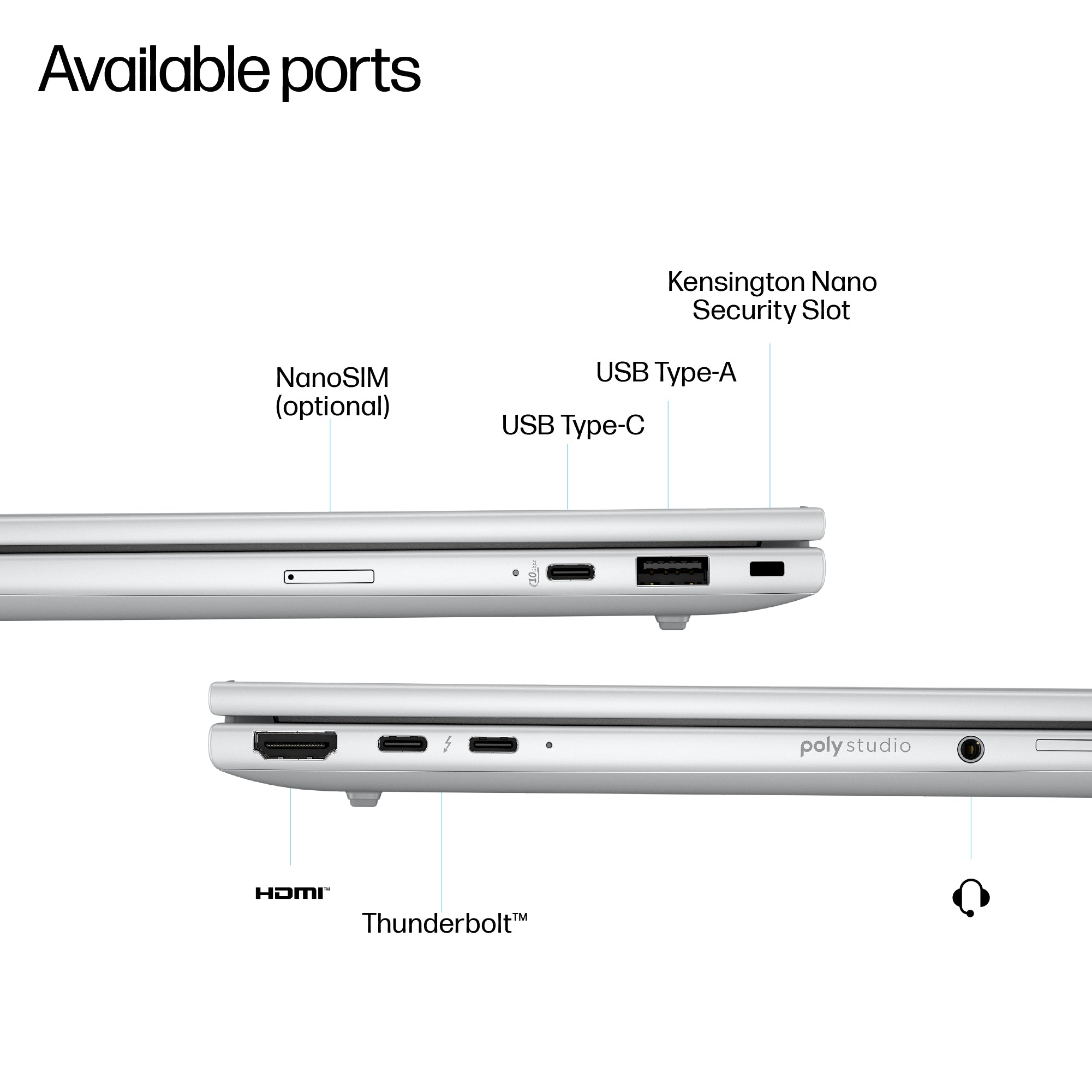 HP EliteBook 8 G1i Next Gen AI PC Copilot+ PC Intel Core Ultra 5 226V Laptop 40.6 cm (16") WUXGA 16 GB LPDDR5x-SDRAM 512 GB SSD Wi-Fi 7 (802.11be) Windows 11 Pro Silver