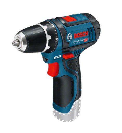 Bosch Bosch GSR 12V-15 Professional 1300 tr/min 600 g Noir, Bleu