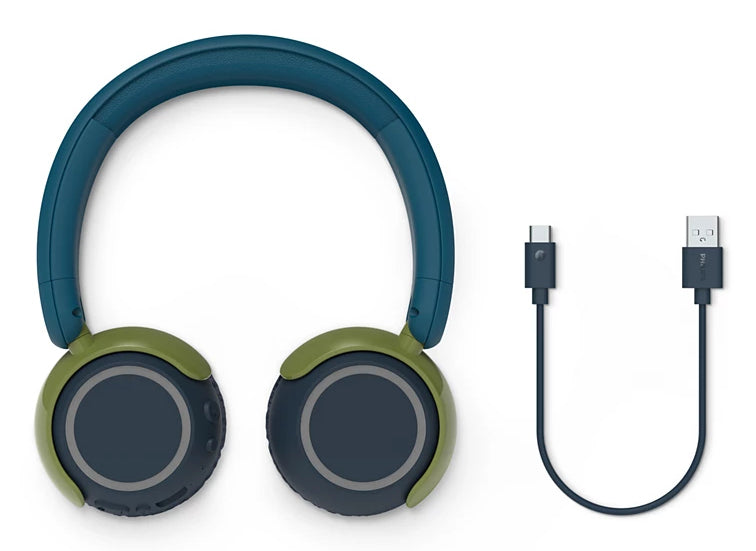 Philips 4000 series TAK4200CT/00 casque Sans fil Arceau Appels/Musique Bluetooth Bleu, Vert