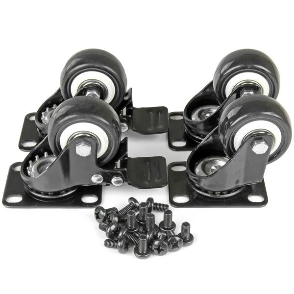 StarTech.com Rack Serveur Mobile 42U à 2 Mâts, Rack Réseau 19" à 2 Mâts avec Roulettes, Rack Ouvert Roulant pour Équipement AV/Data/Media/IT, Rack Ordinateur pour la Maison/Bureau - Roulettes Incluses - vue 7