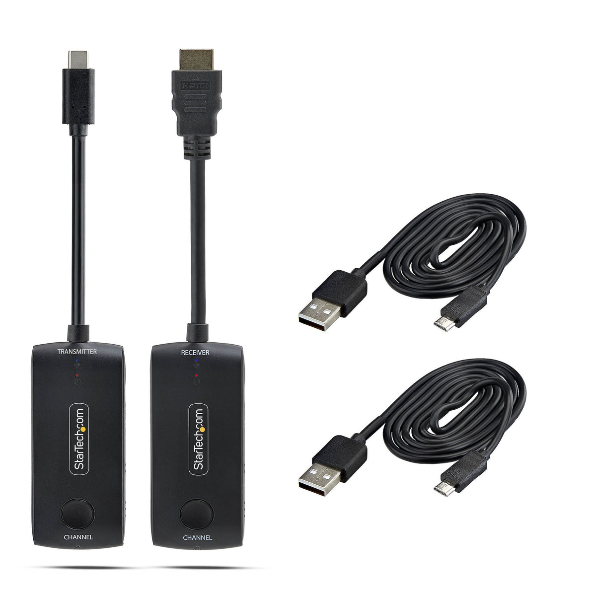 StarTech.com Extension Sans Fil USB-C vers HDMI pour Salles de Réunion et Espaces de Travail Collaboratifs, 4K 60Hz, Por