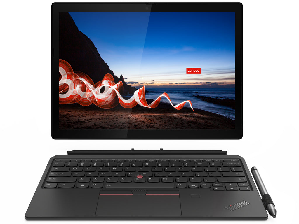 Lenovo ThinkPad X12 Detachable Gen 2 Intel Core Ultra 5 134U Hybride (2-en-1) 31,2 cm (12.3") Écran tactile Full HD+ 16 Go LPDDR5x-SDRAM 512 Go SSD Wi-Fi 6E (802.11ax) Windows 11 Pro Allemand Noir