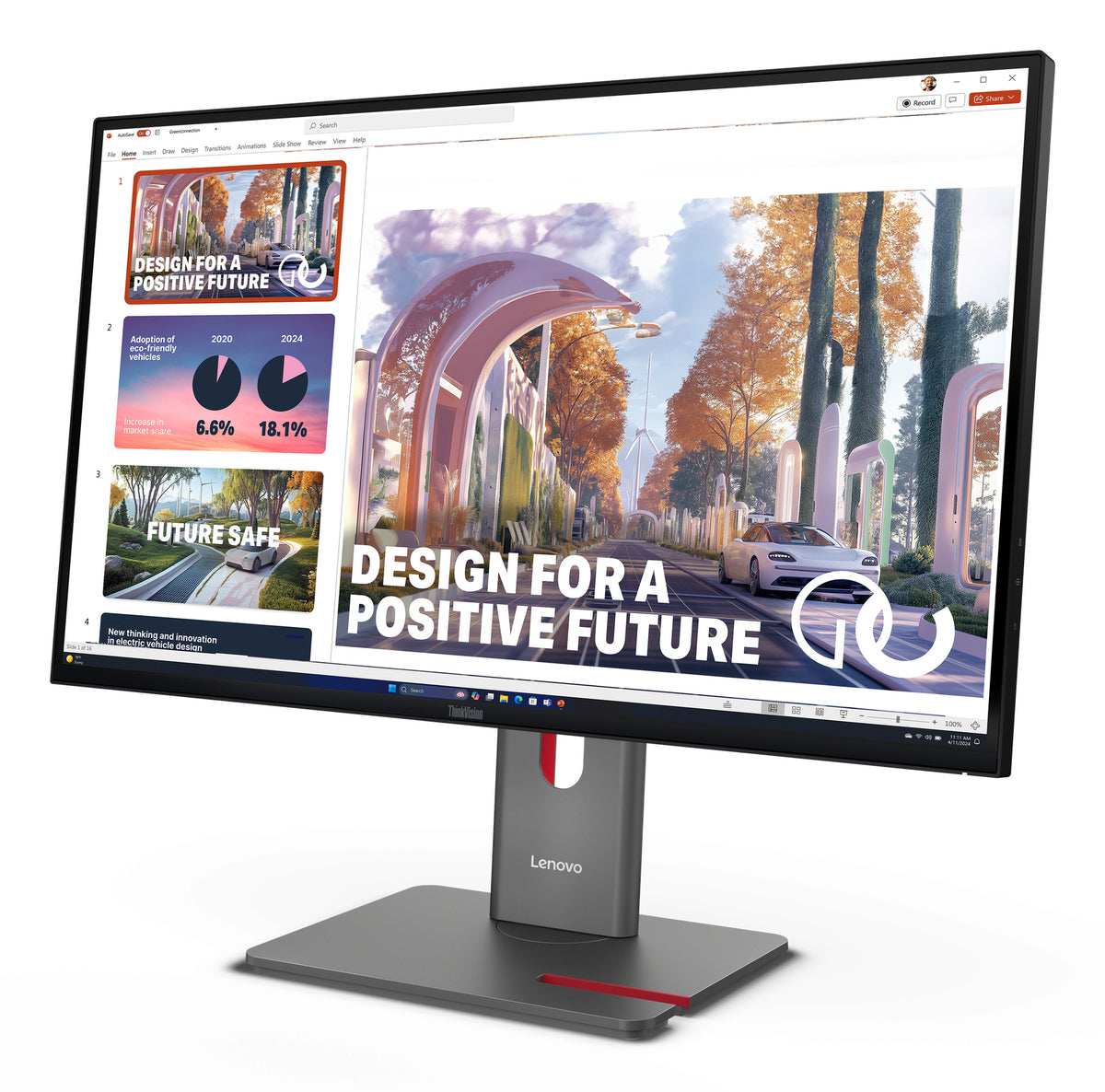 Lenovo ThinkVision P27QD-40 Moniteur 27" WQHD 2560 x 1440 pixels