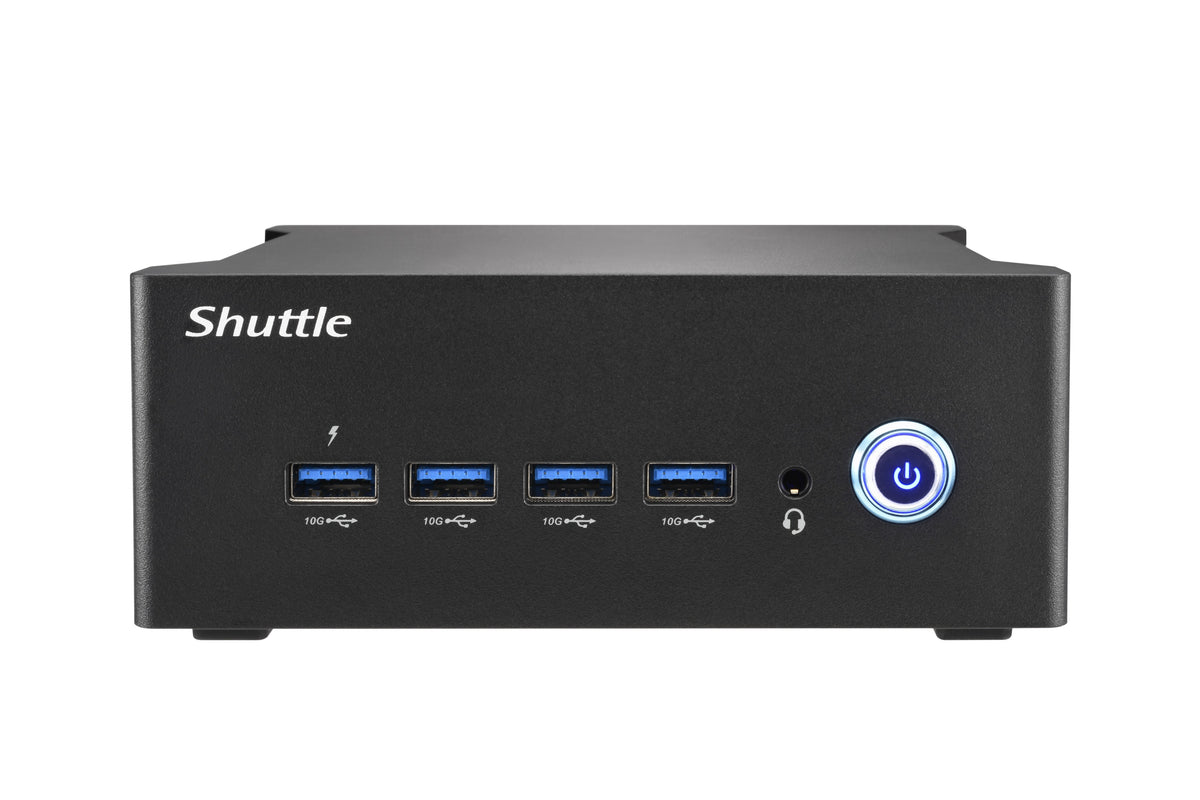 Shuttle Nano PC NA10H7 AMD Ryzen 7-8845HS Radeon 780M 2xHDMI 2xUSB 4.0 2x2.5Gbit LAN VESA