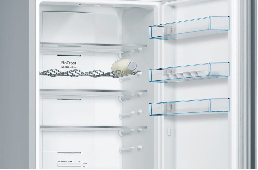Bosch Bosch Serie 4 KGN39VIEB réfrigérateur-congélateur Pose libre 368 L Acier inoxydable