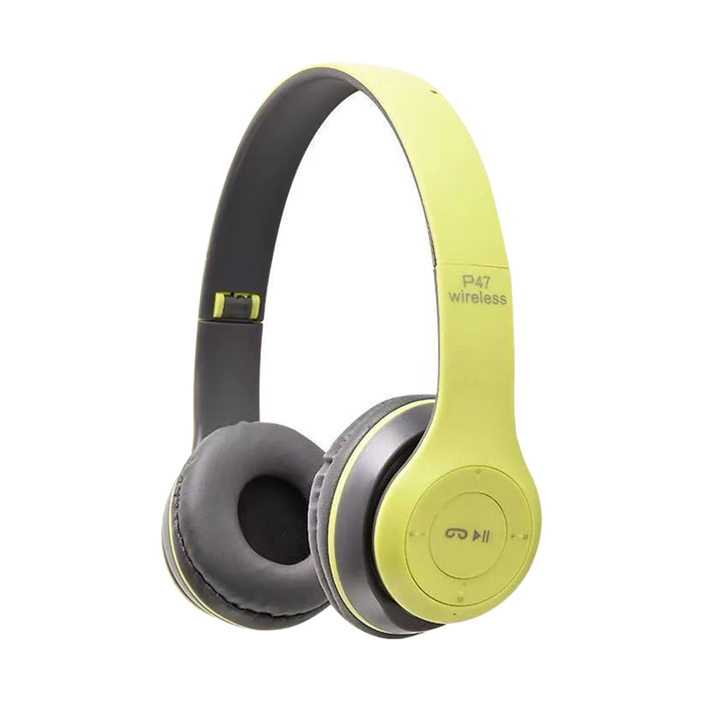 SŁUCHAWKI BEZPRZEWODOWE P47 BLUETOOTH MP3 MIKROFON