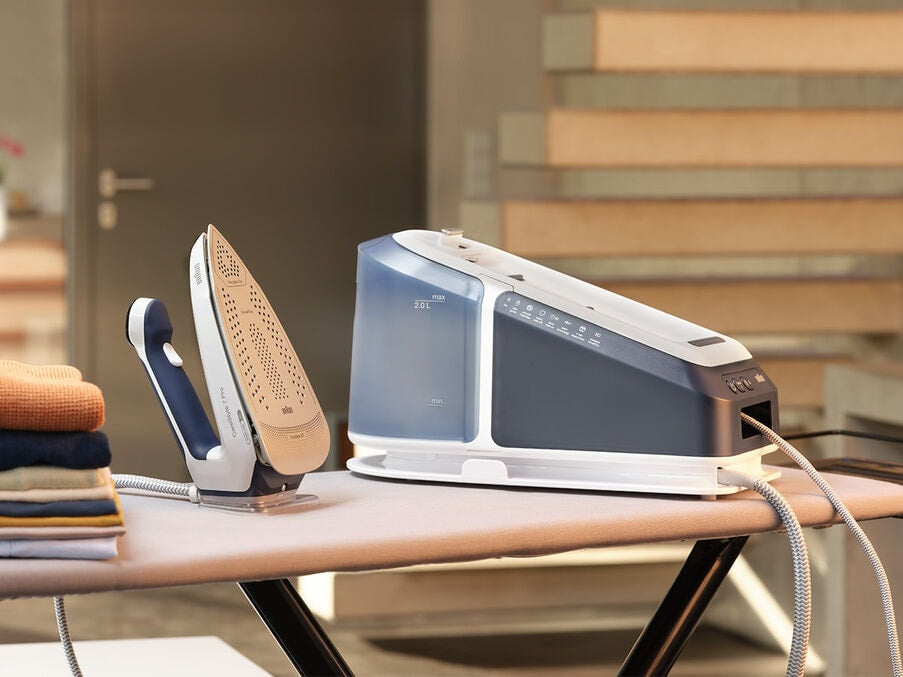 Braun CareStyle 7 Pro IS 7282 BL Fer à Repasser Vapeur 2700 W, Semelle EloxalPlus, Bleu
