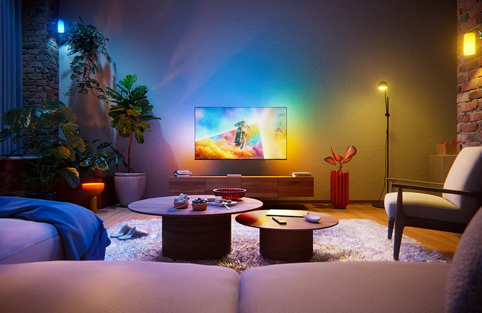Philips QLED Ambilight TV 65PQS8501/12 65 Smart TV Titan OS 4K UHD Black